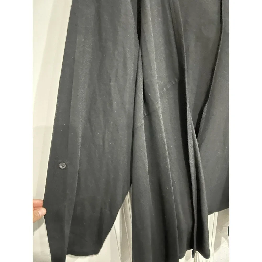 Sonoma Womens Black Hooded Cardigan Size 2X - Picture 4 of 9